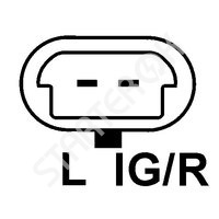 Реле регулятор напряжения генератора A241001 AES