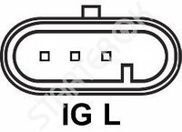 Реле регулятор напряжения генератора A241006 AES