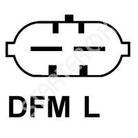 Реле регулятор напряжения генератора F00M144171 BOSCH