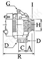 Генератор 115368 CARGO