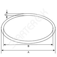 Кольцо уплотнительное кондиционера 250450 CARGO