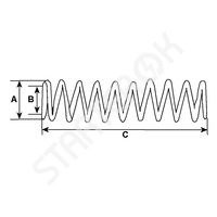 Пружина щеткодержателя 139826 CARGO