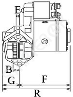 Стартер 115510 CARGO