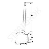 Угольные щетки к-т, стартер 142086 CARGO