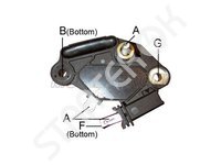 Реле регулятор напряжения генератора VRPR1669 MOBILETRON