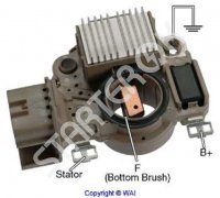 Реле регулятор напряжения генератора IM341 TRANSPO