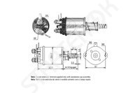 Втягивающее реле, стартер ZM  ZM1615