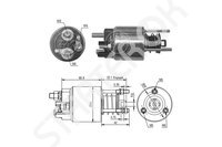 Втягивающее реле, стартер ZM395 ZM