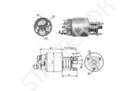 Втягивающее реле, стартер ZM4395 ZM