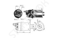 Втягивающее реле, стартер ZM  ZM455