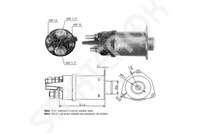 Втягивающее реле, стартер ZM468 ZM