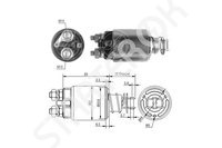 Втягивающее реле, стартер ZM657 ZM