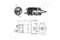 Втягивающее реле, стартер ZM660 ZM