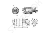 Втягивающее реле, стартер ZM  ZM7395