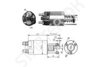 Втягивающее реле, стартер ZM7651 ZM