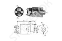 Втягивающее реле, стартер ZM  ZM790