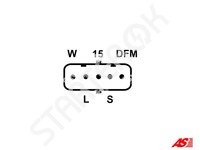 Генератор AS A0063 на Renault trucks 500 .26 12.8 [DXi13]  05.2006 - 