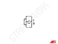Генератор AS A3177 на Hyundai XG  2.5 V6 [G6AV]  12.1998&nbsp;-&nbsp;