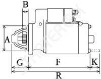 Стартер CARGO 114833 на Fiat Ducato  2.3 Diesel Multyet [F1AE0481D] Van 03.2010 - 