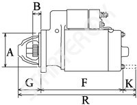 Стартер CARGO 114823 на John deere Farm  Diesel   &nbsp;-&nbsp;
