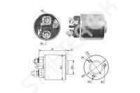 Втягивающее реле, стартер ZM 1SL0018806