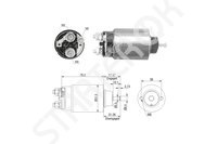 Втягивающее реле, стартер ZM 1SL0018815