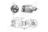 Втягивающее реле, стартер ZM 1SL0018816