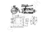 Втягивающее реле, стартер ZM 1SL0067037