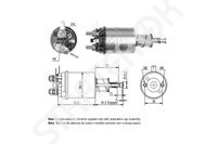 Втягивающее реле, стартер ZM 1SL0068415
